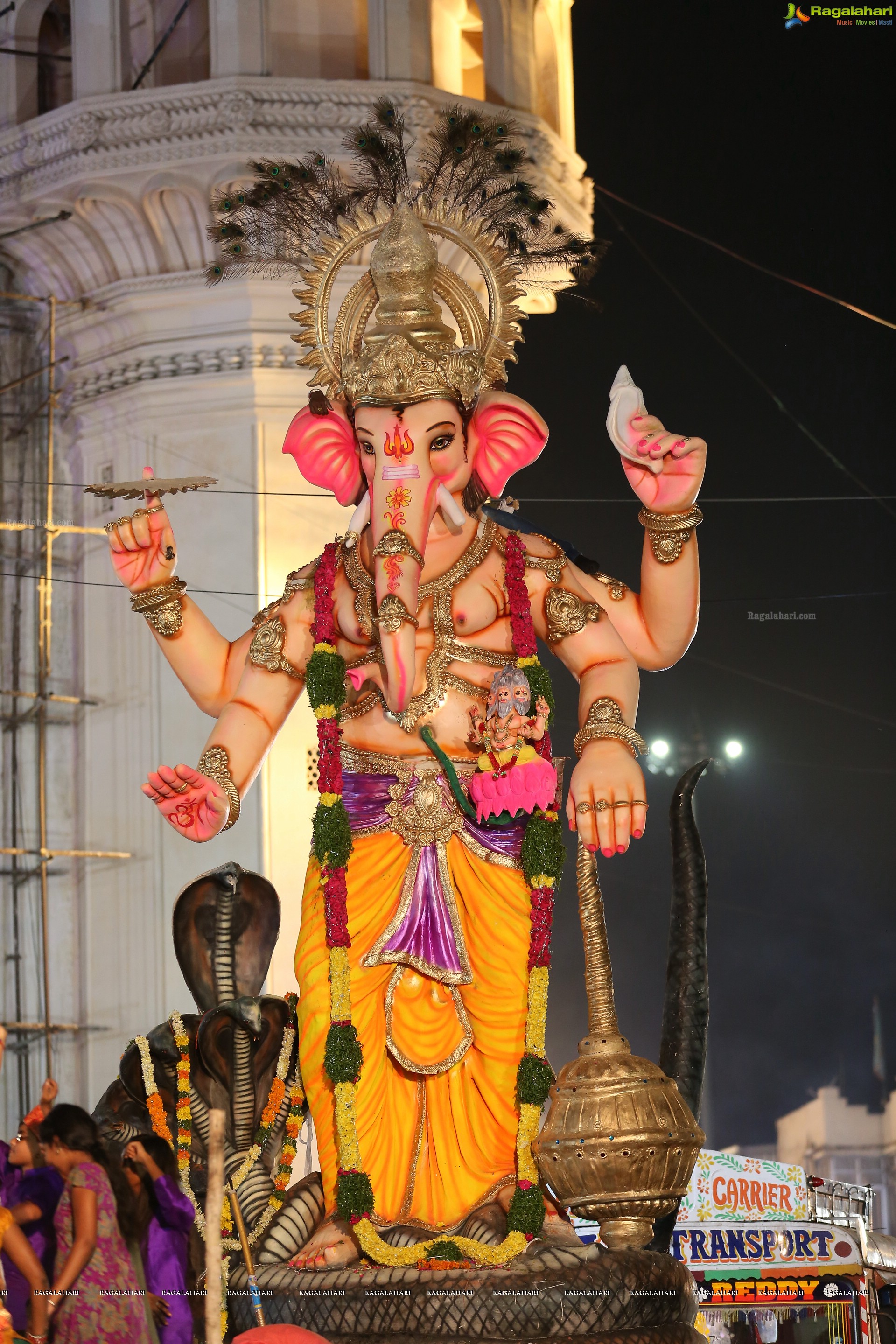 Ganesh Immersion Procession 2019 at Charminar