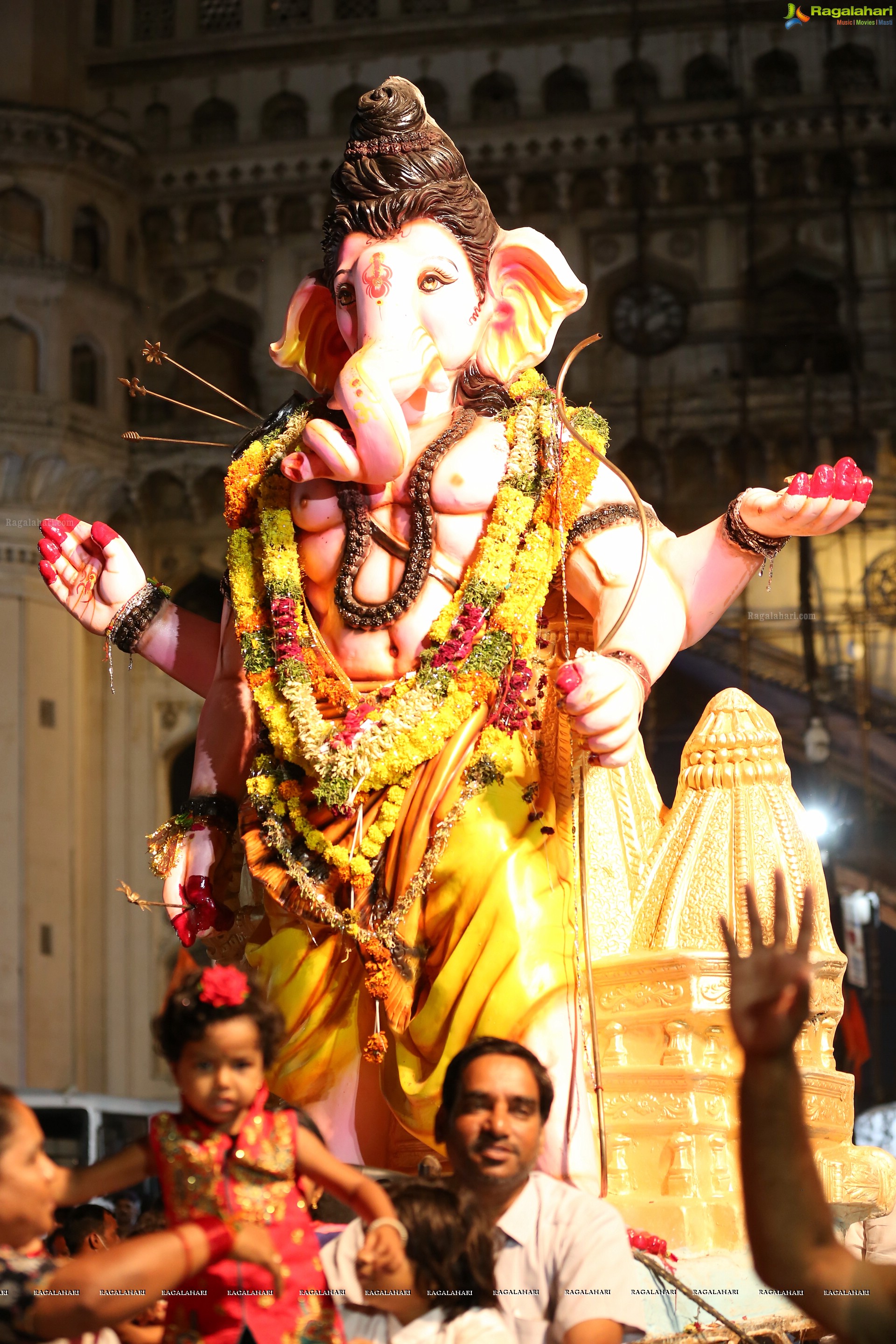 Ganesh Immersion Procession 2019 at Charminar