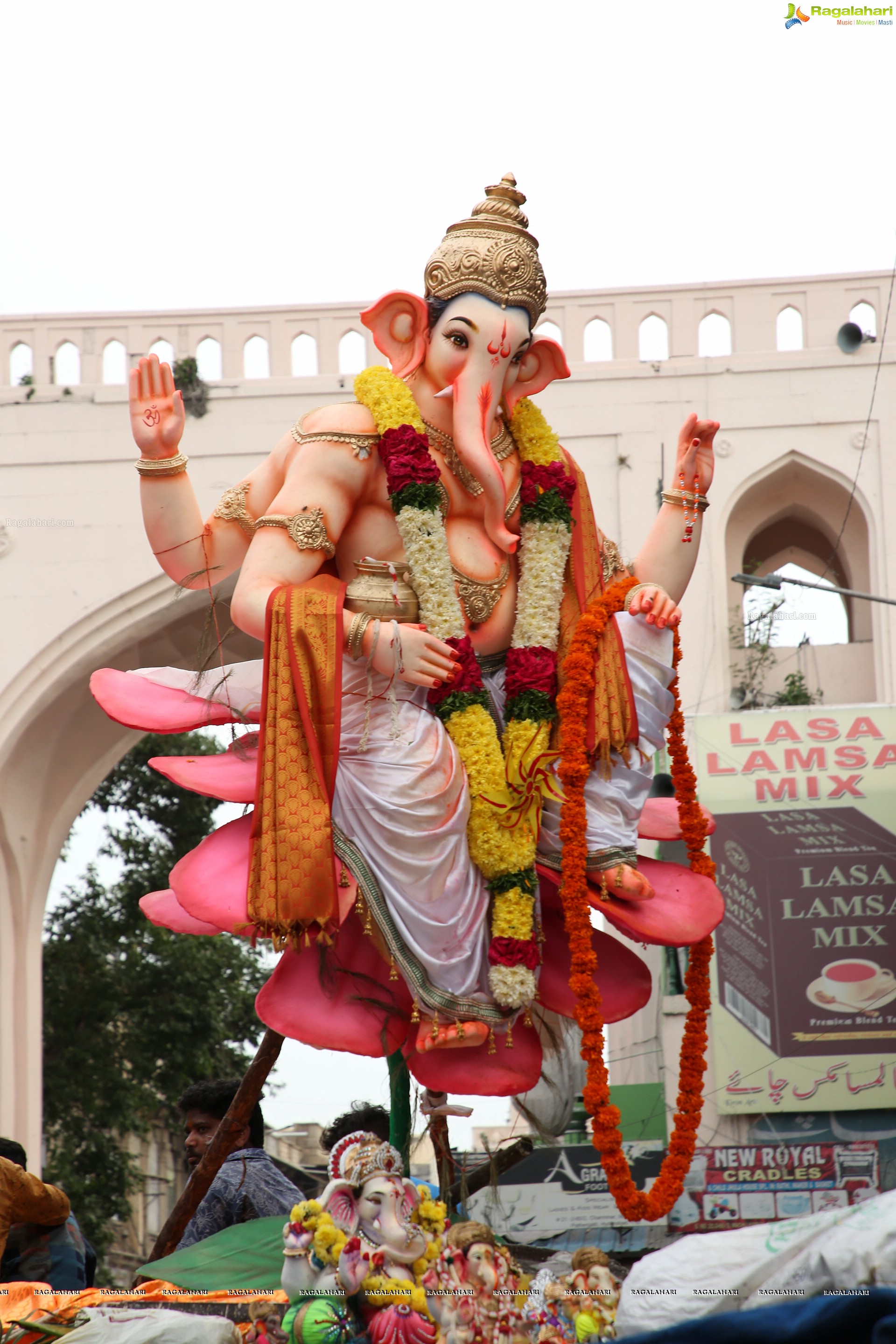 Ganesh Immersion Procession 2019 at Charminar