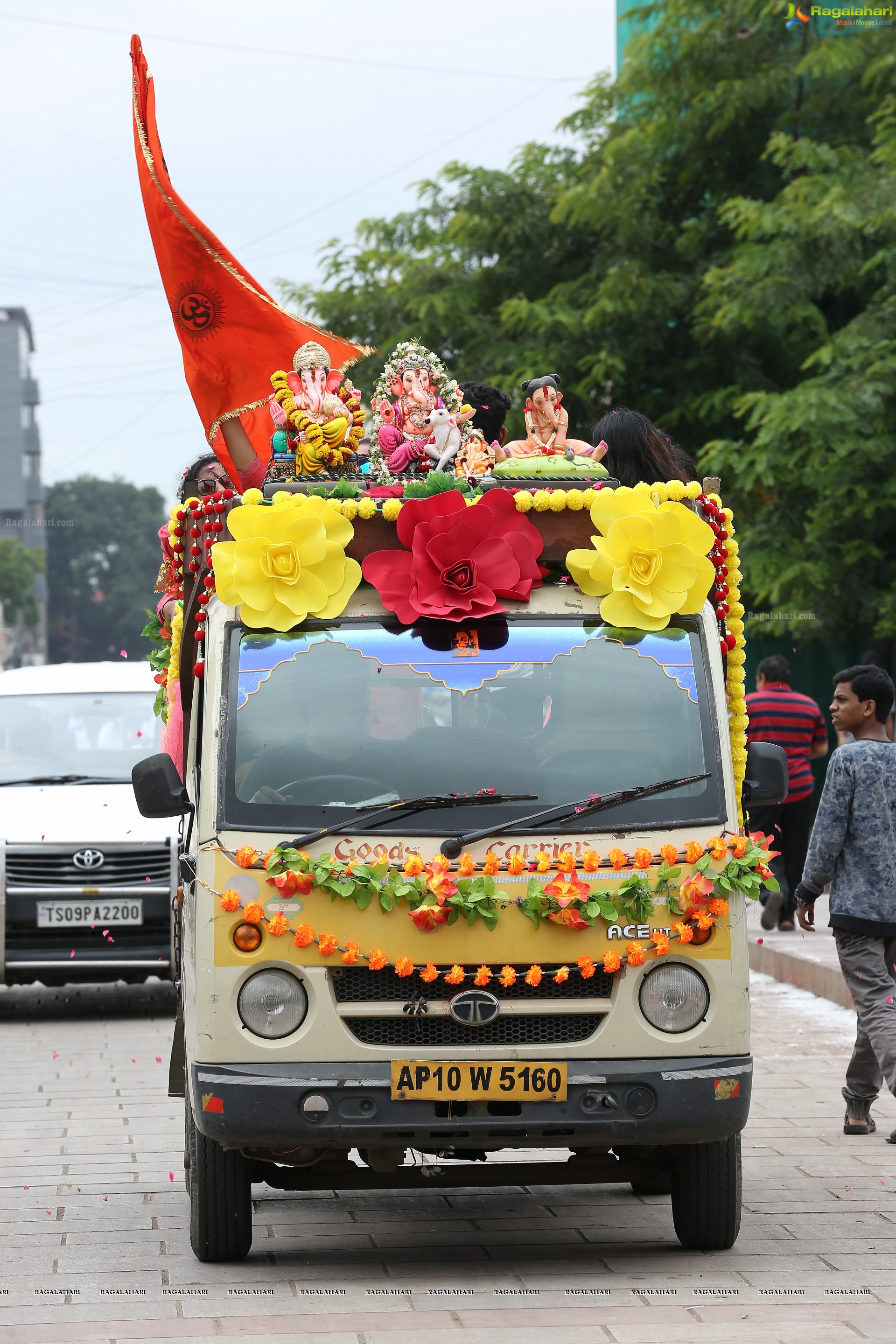 Ganesh Immersion Procession 2019 at Charminar