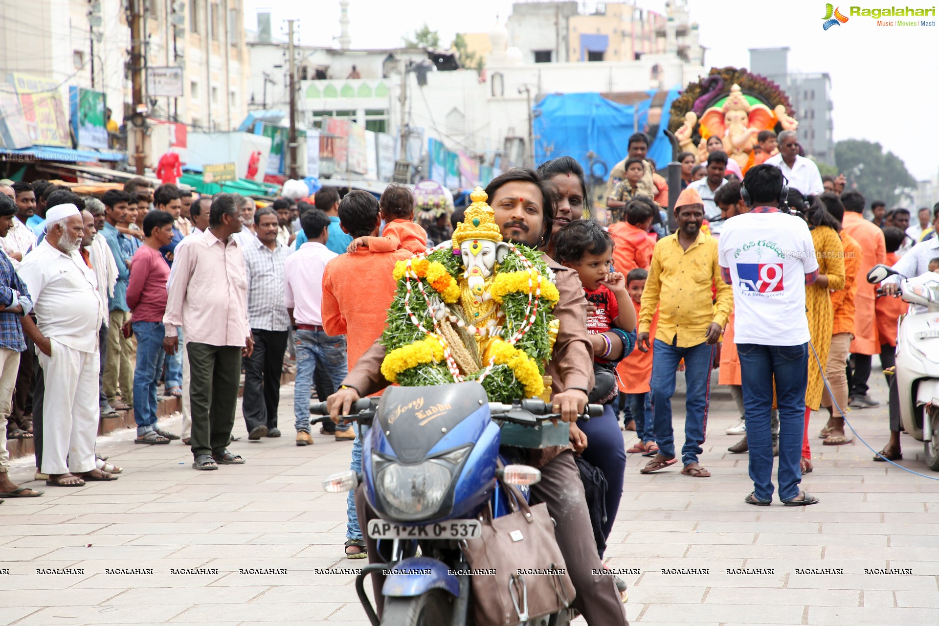 Ganesh Immersion Procession 2019 at Charminar