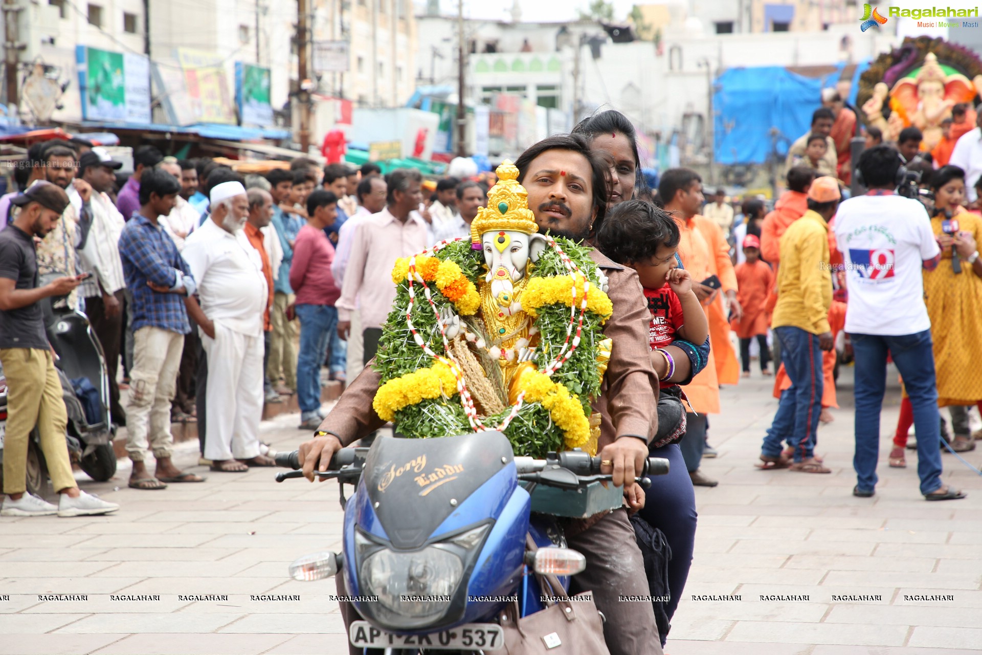 Ganesh Immersion Procession 2019 at Charminar