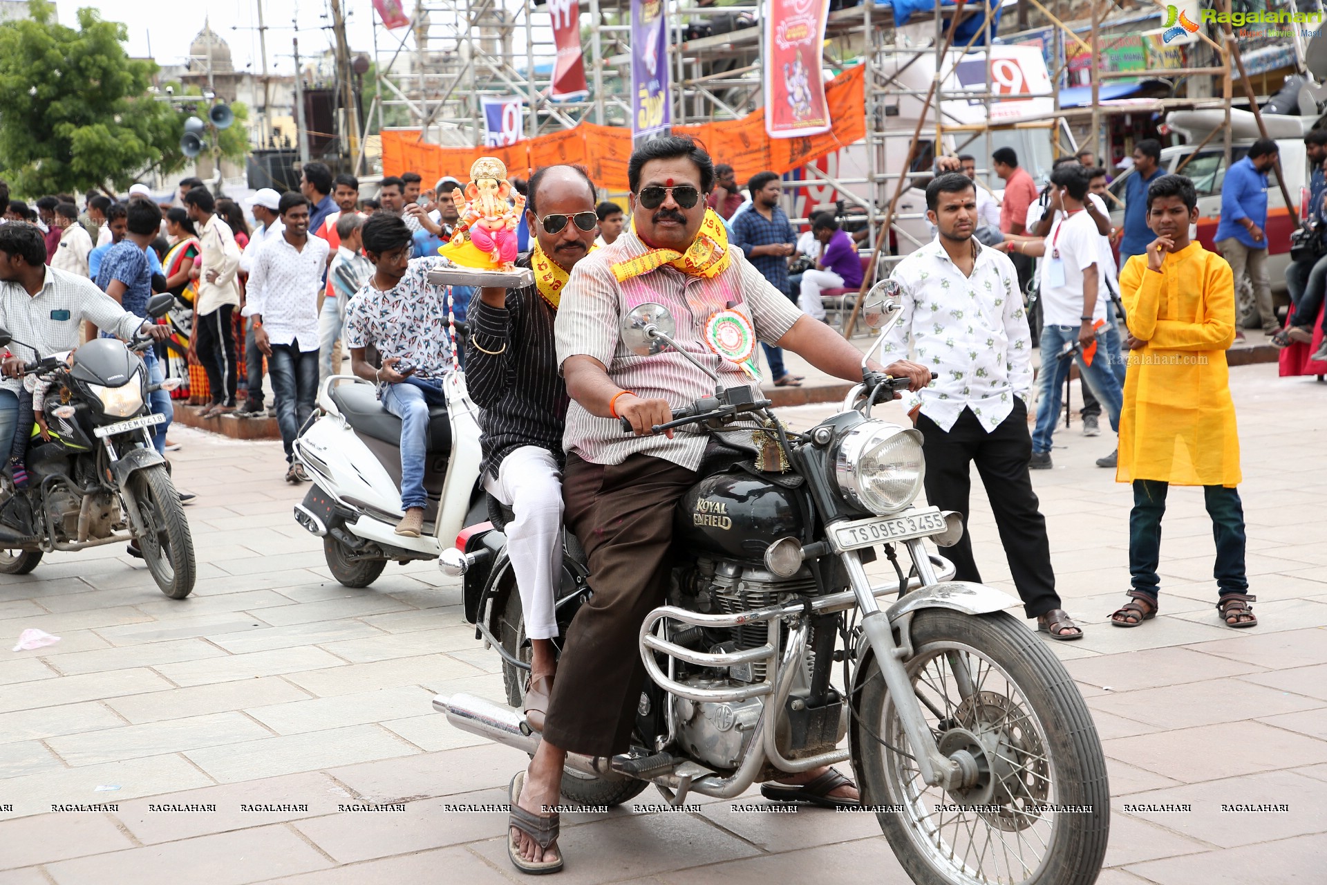 Ganesh Immersion Procession 2019 at Charminar