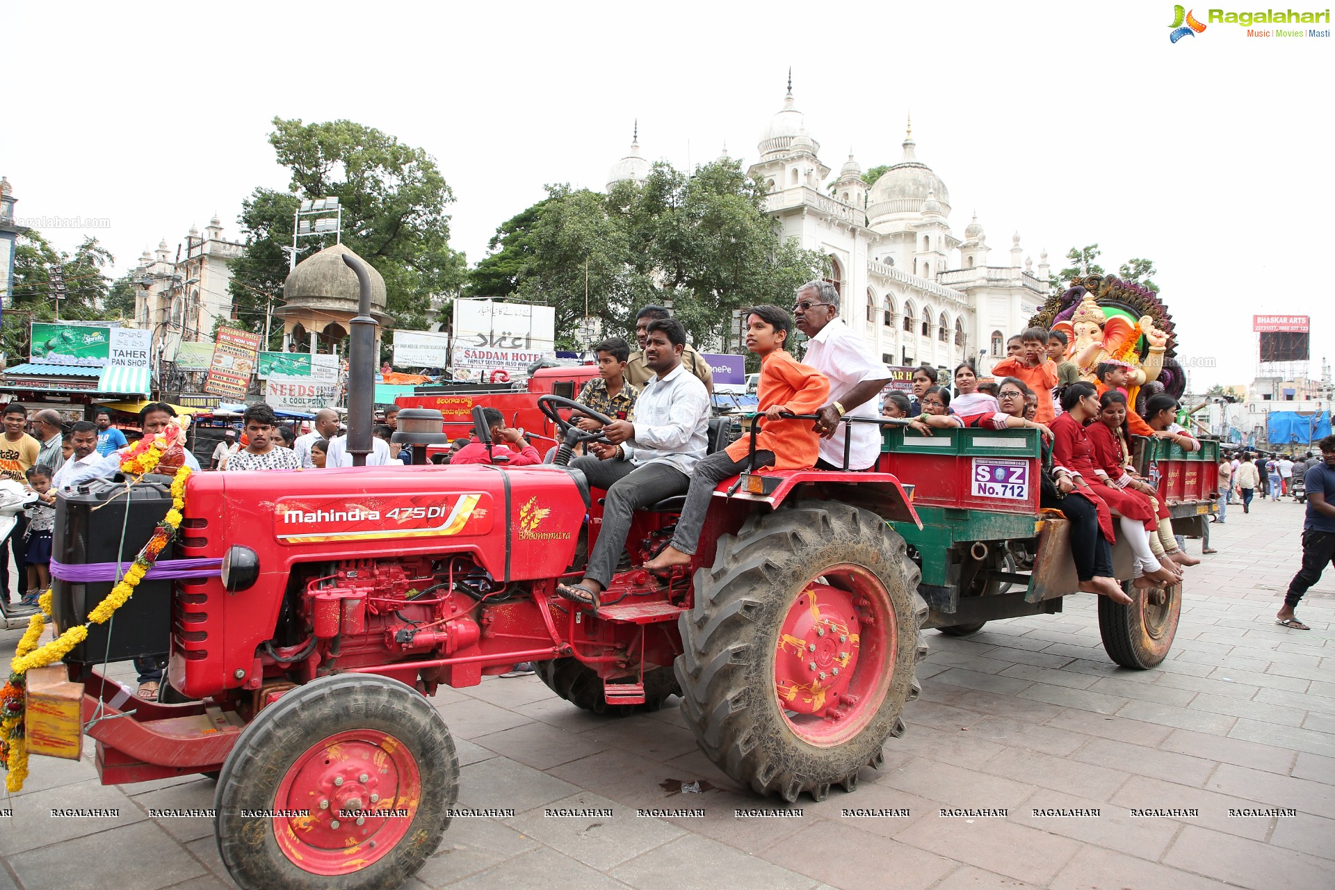 Ganesh Immersion Procession 2019 at Charminar