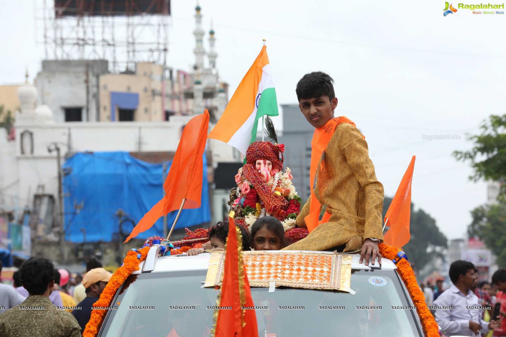 Ganesh Immersion Procession 2019 at Charminar