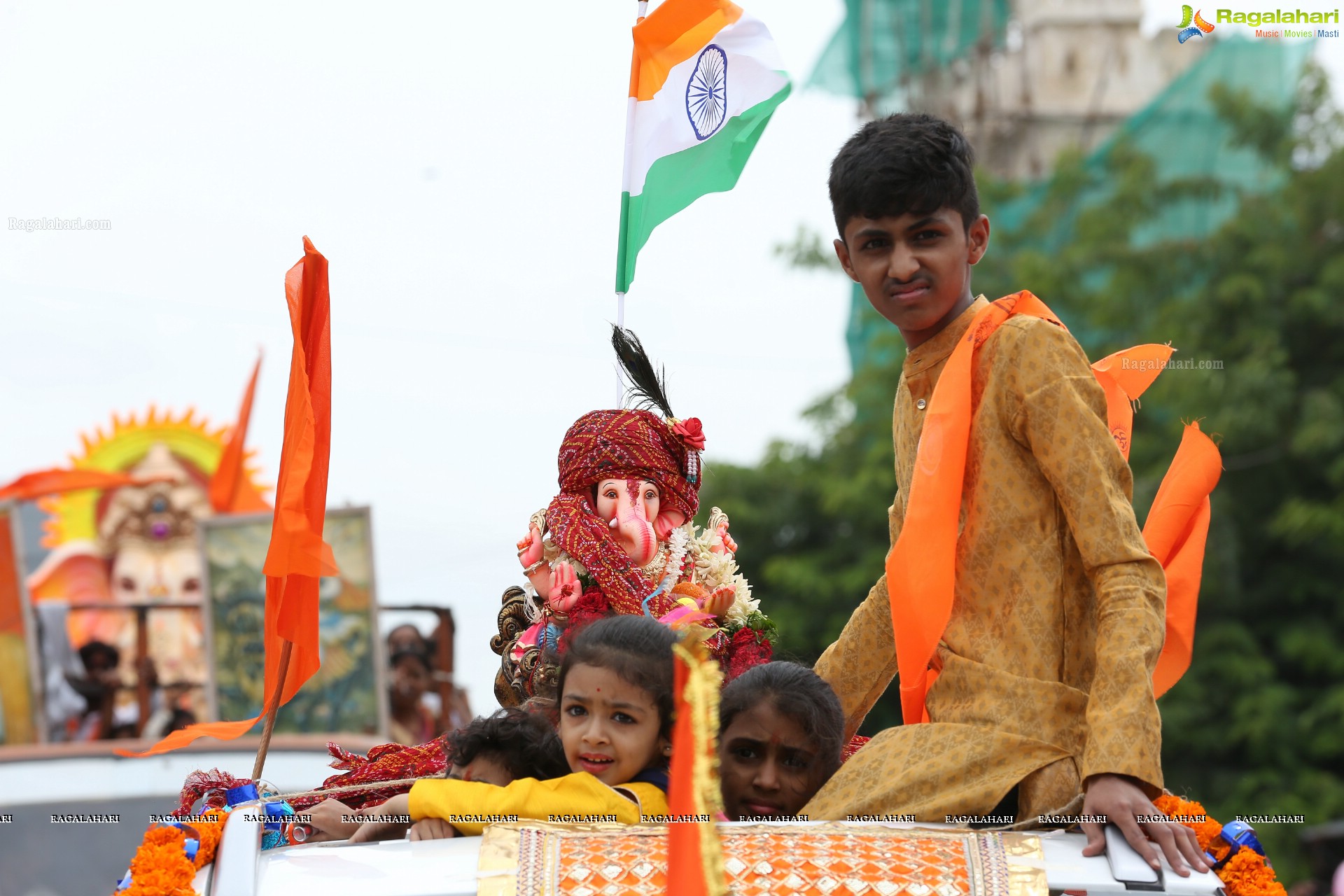 Ganesh Immersion Procession 2019 at Charminar