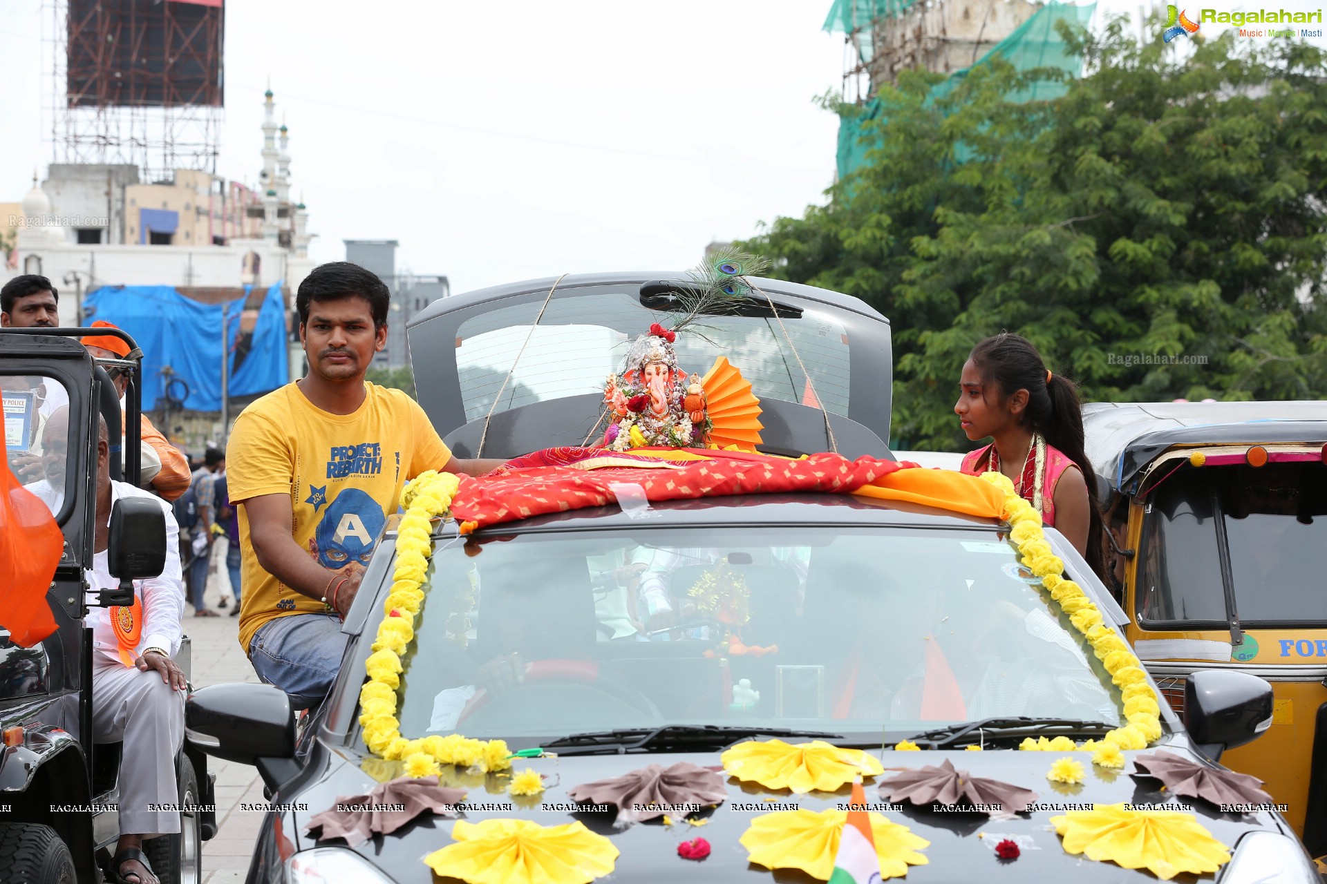 Ganesh Immersion Procession 2019 at Charminar