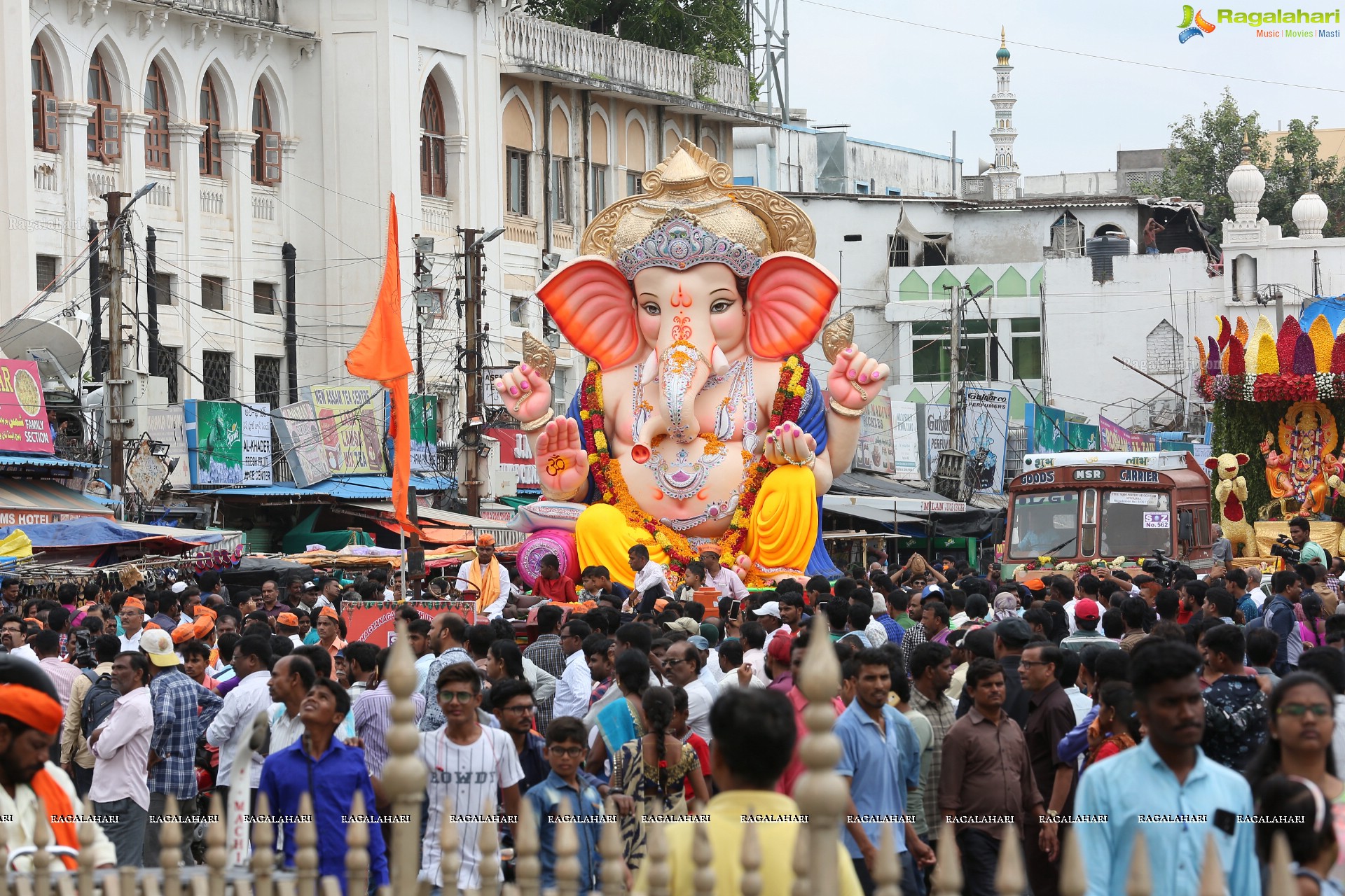 Ganesh Immersion Procession 2019 at Charminar