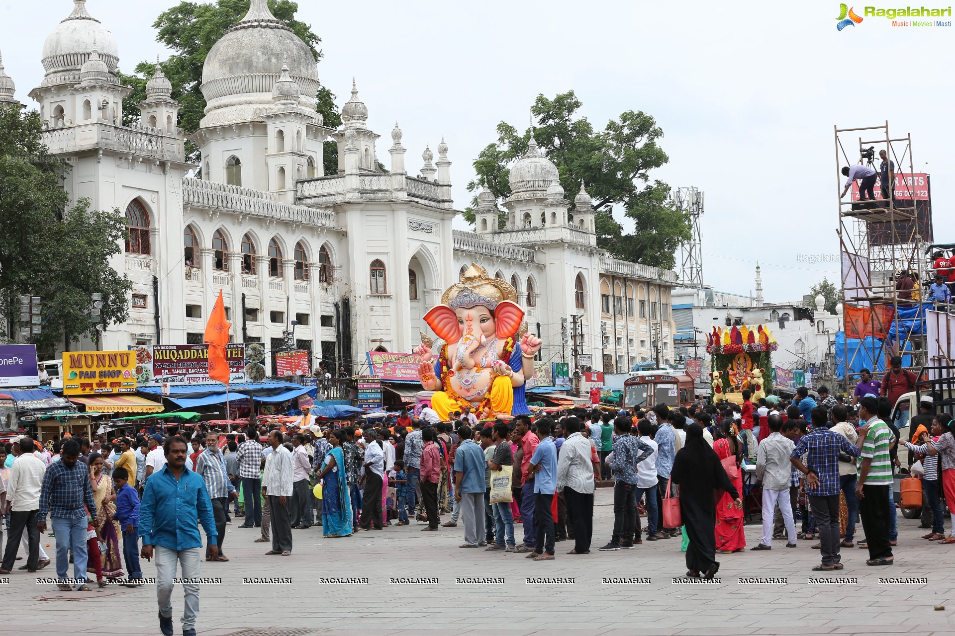 Ganesh Immersion Procession 2019 at Charminar