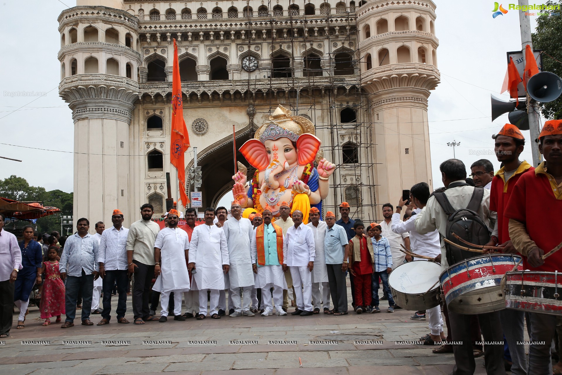 Ganesh Immersion Procession 2019 at Charminar