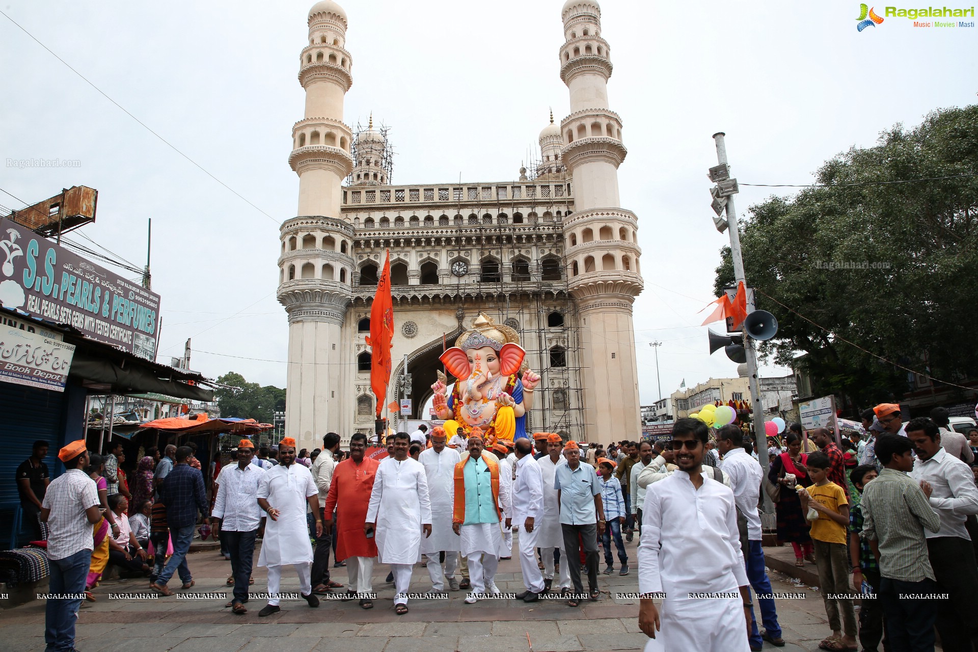 Ganesh Immersion Procession 2019 at Charminar