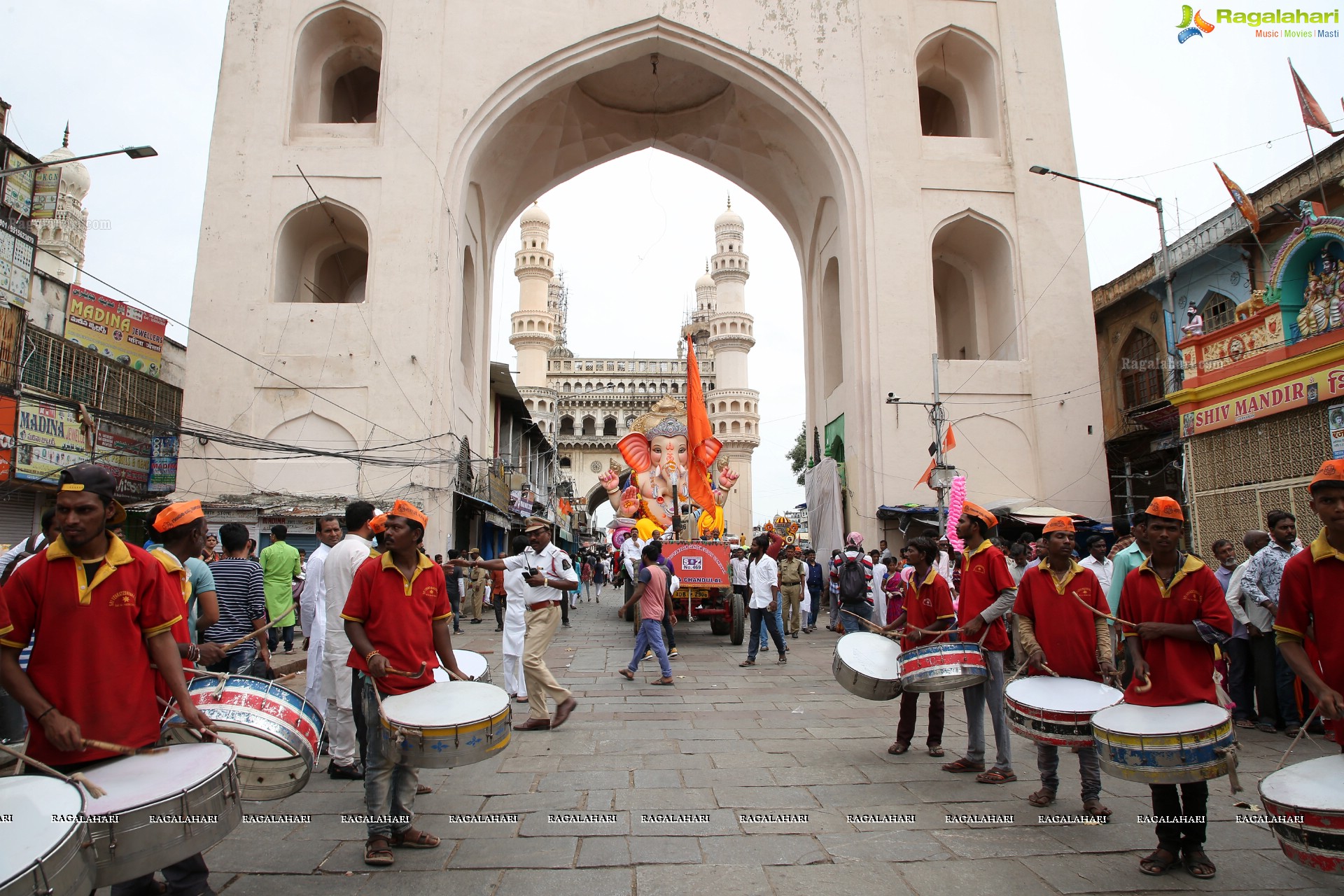 Ganesh Immersion Procession 2019 at Charminar