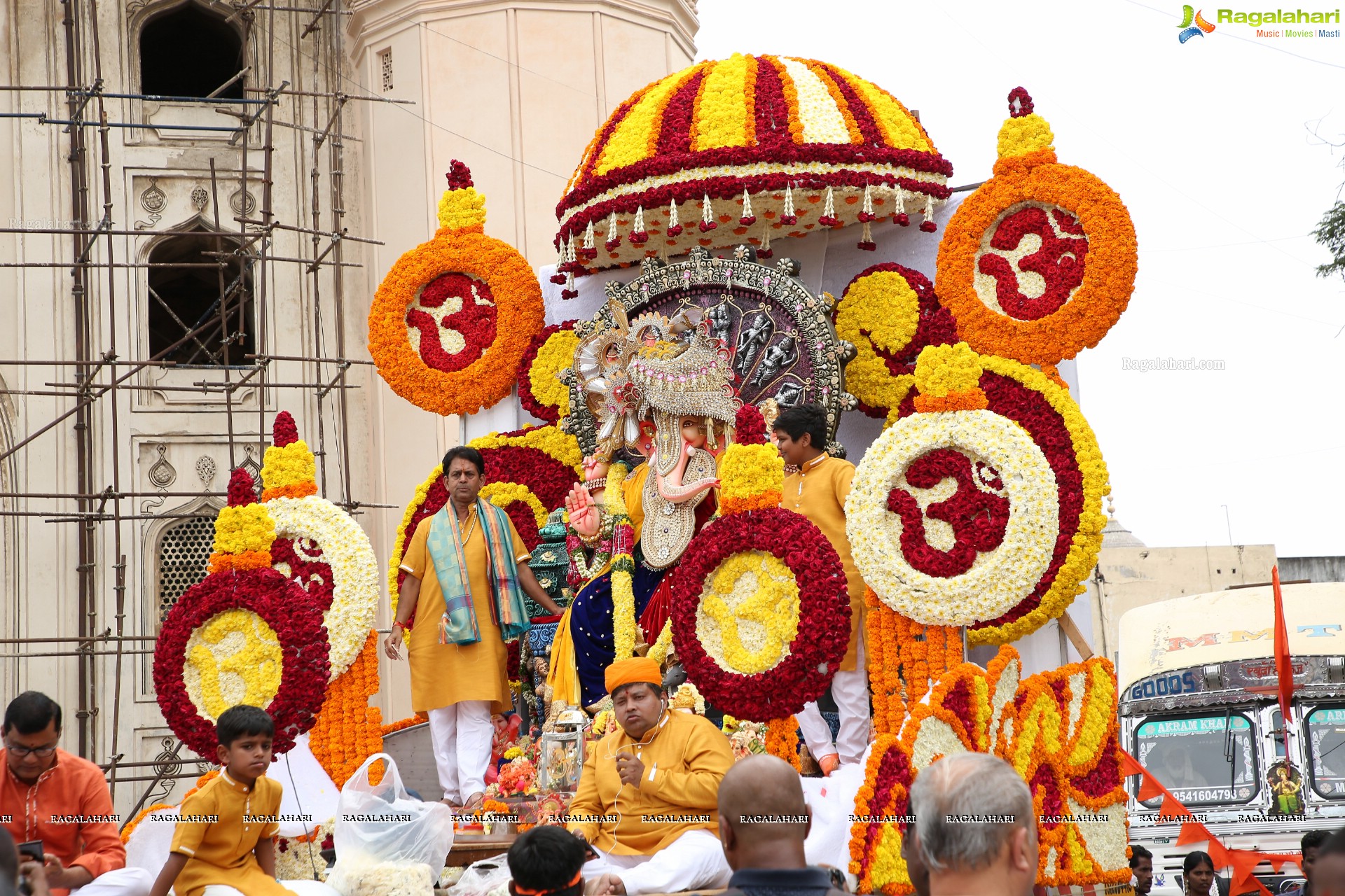 Ganesh Immersion Procession 2019 at Charminar