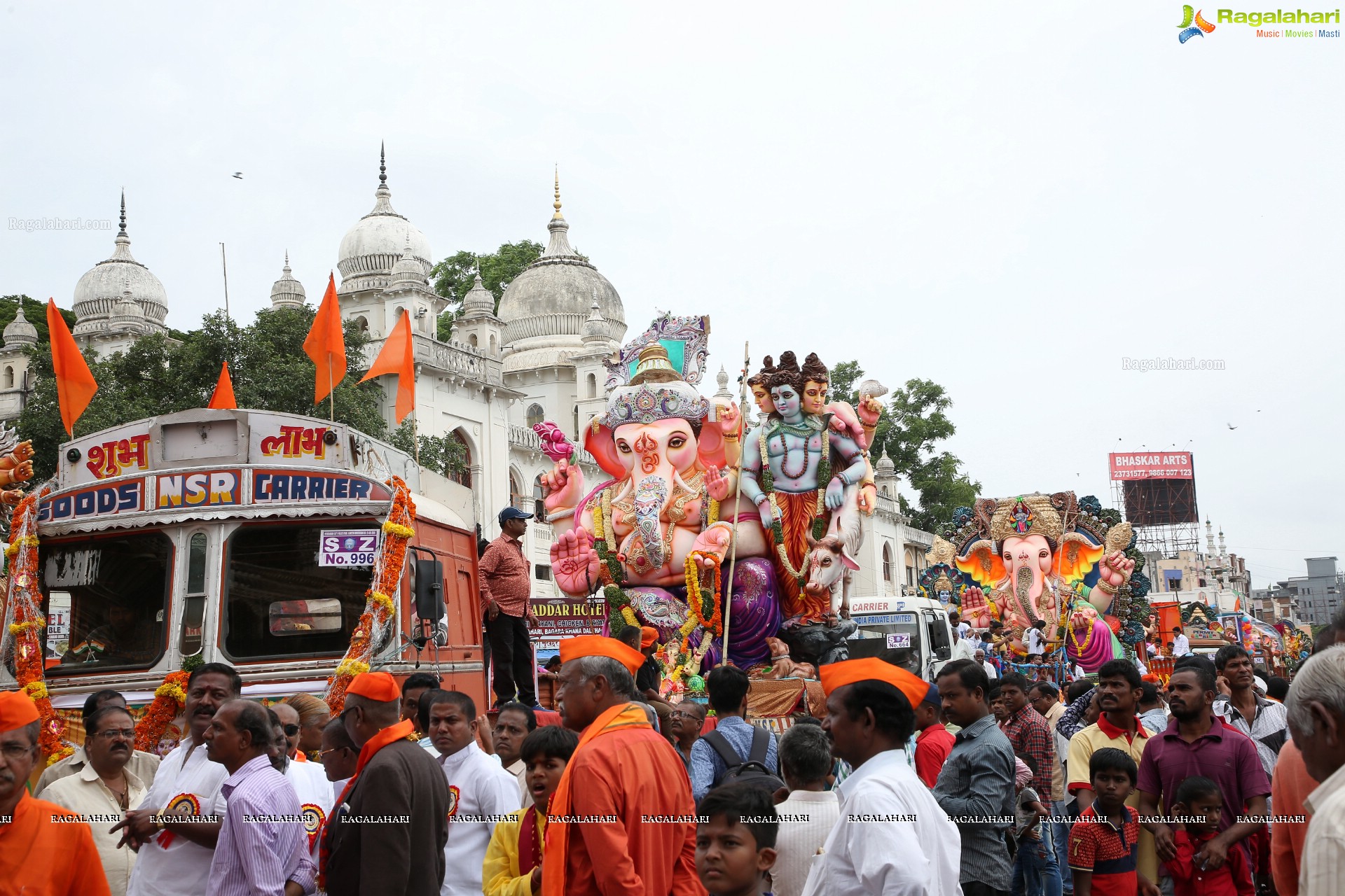 Ganesh Immersion Procession 2019 at Charminar