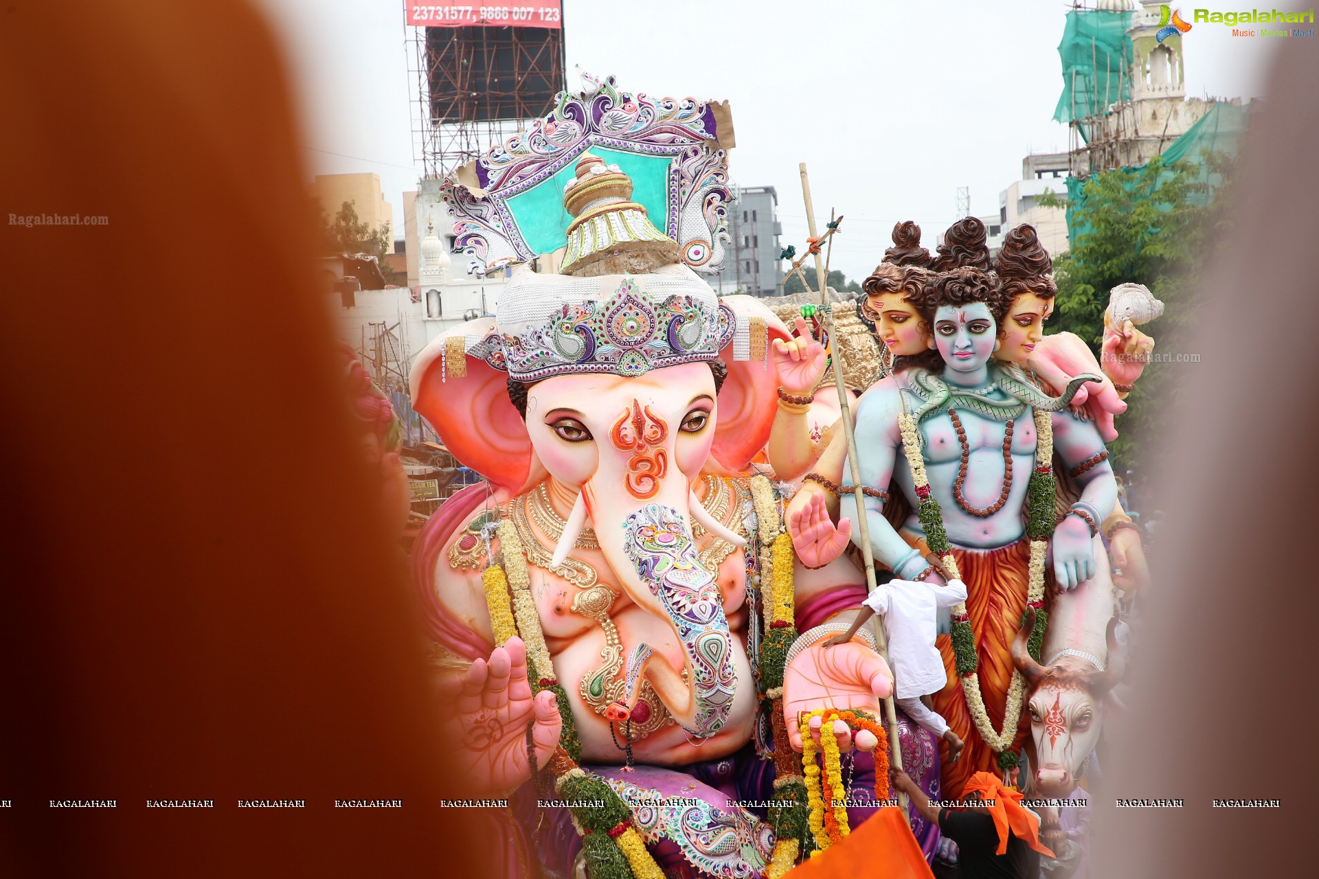 Ganesh Immersion Procession 2019 at Charminar