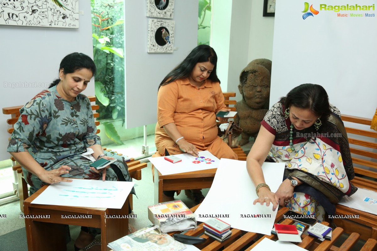 IkebanaPainting Workshop at Aalankritha Art Gallery
