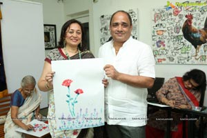 Ikebana Painting Workshop at Aalankritha Art Gallery