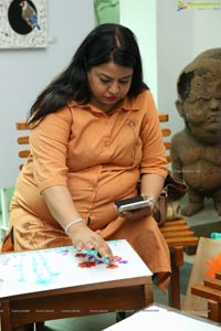 Ikebana Painting Workshop at Aalankritha Art Gallery