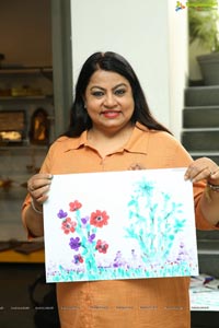 Ikebana Painting Workshop at Aalankritha Art Gallery