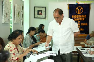 Ikebana Painting Workshop at Aalankritha Art Gallery