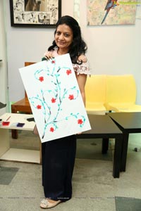 Ikebana Painting Workshop at Aalankritha Art Gallery