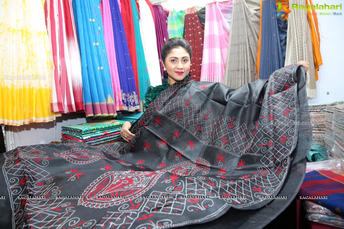 Kala Silk Expo Launch by Meghali at Kalinga Bhavan, Banjara Hills in Hyderabad