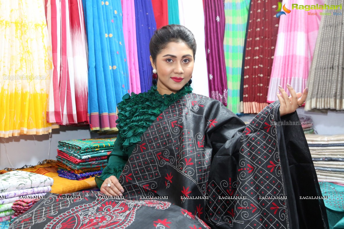 Kala Silk Expo Launch by Meghali at Kalinga Bhavan, Banjara Hills in Hyderabad