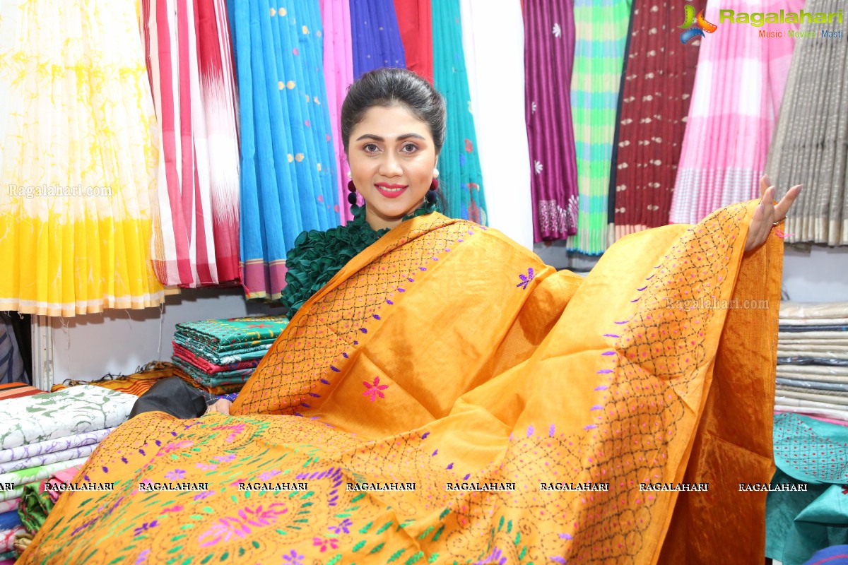 Kala Silk Expo Launch by Meghali at Kalinga Bhavan, Banjara Hills in Hyderabad