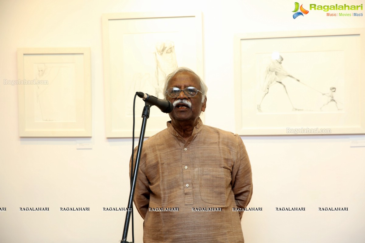 Mahatma 150 Drawings at Kalakriti Art Gallery