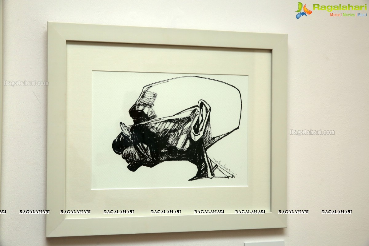 Mahatma 150 Drawings at Kalakriti Art Gallery