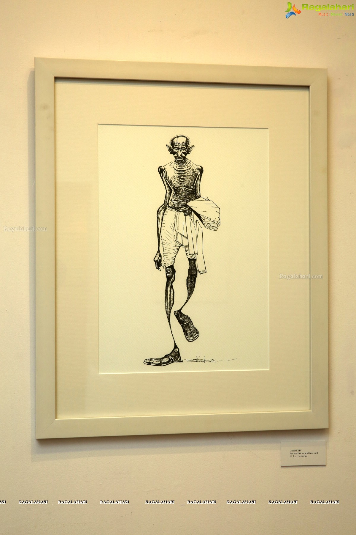 Mahatma 150 Drawings at Kalakriti Art Gallery