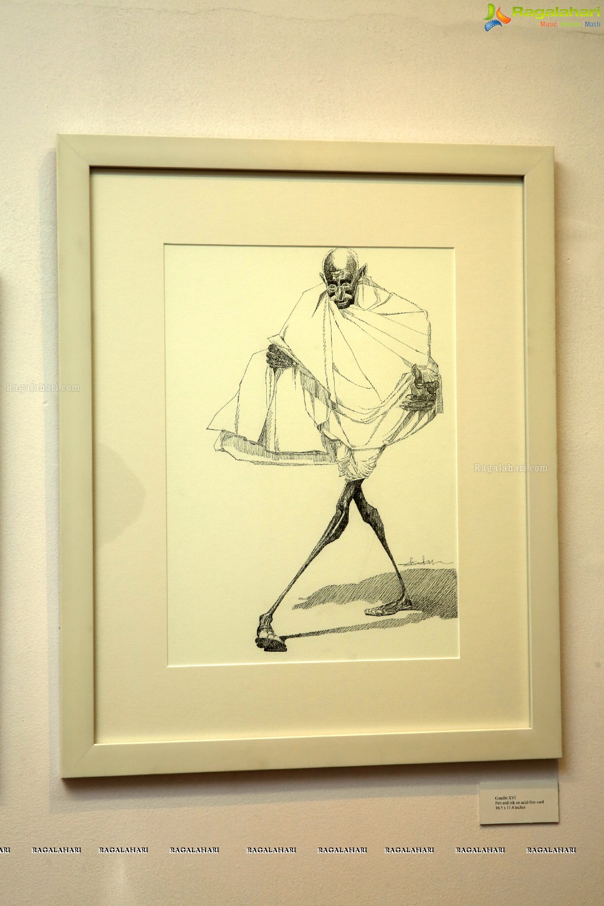 Mahatma 150 Drawings at Kalakriti Art Gallery