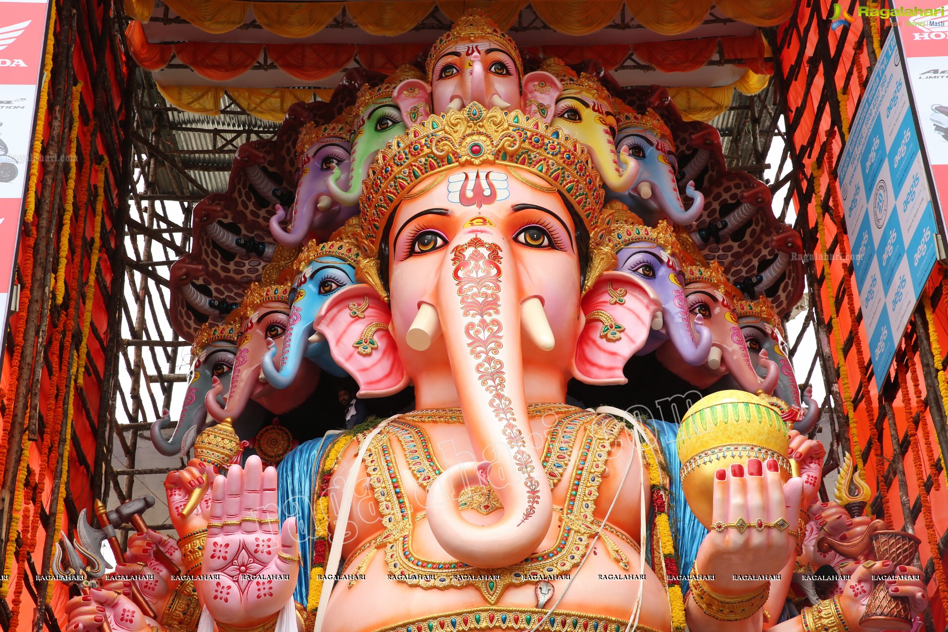 Khairatabad Ganesh 2019 in Dwadashaditya Maha Ganapathi Avatar