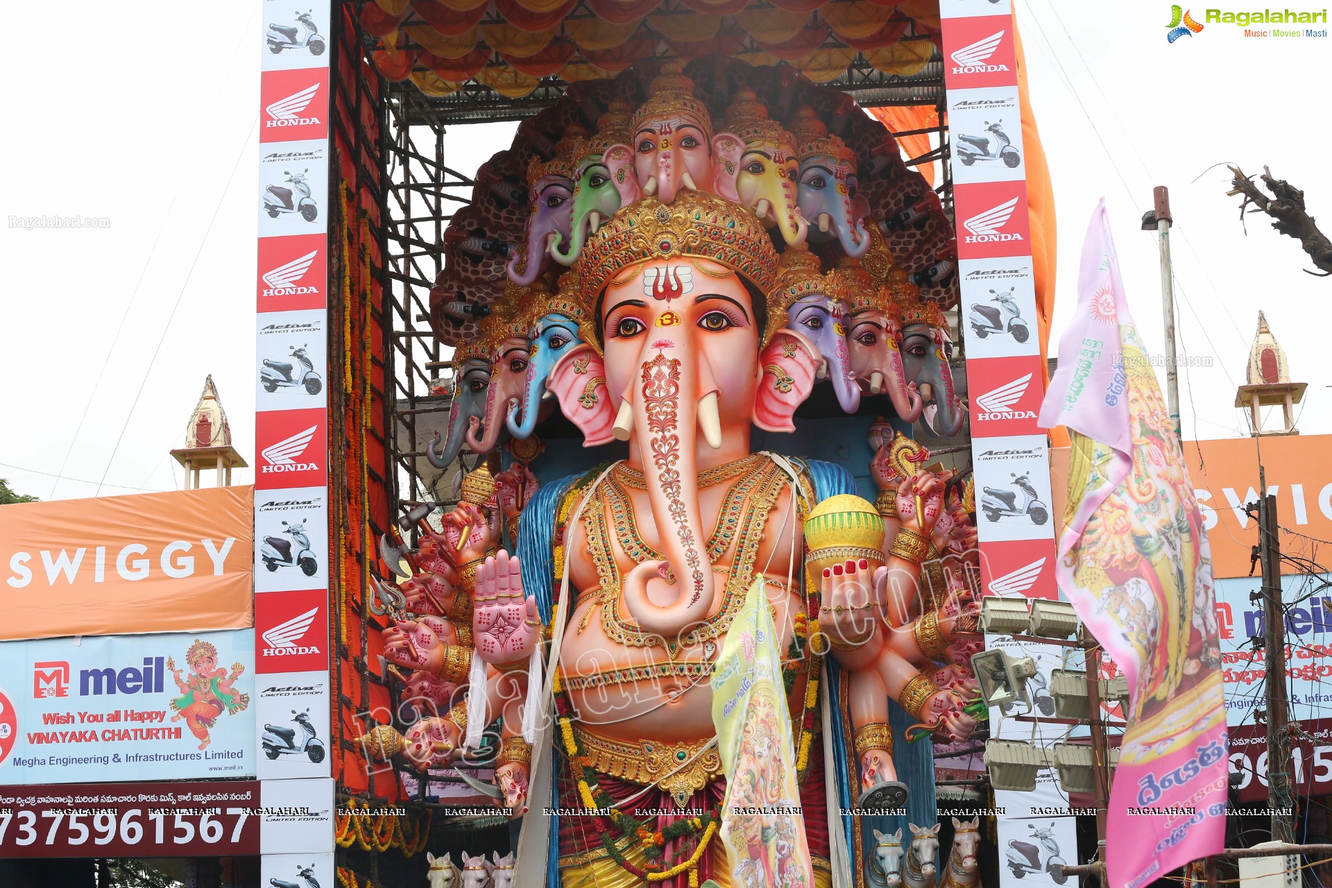 Khairatabad Ganesh 2019 in Dwadashaditya Maha Ganapathi Avatar