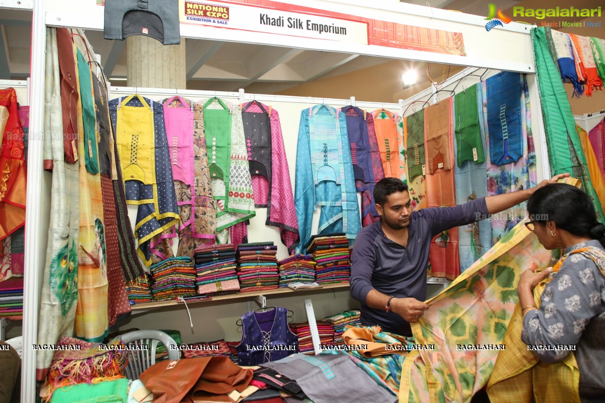 National Silk Expo-2019 Begins at Sri Satya Sai Nigamagamam