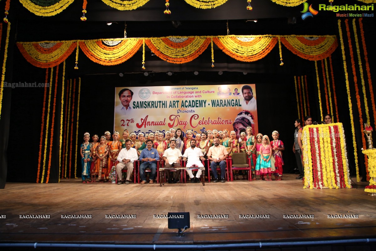 Samskruthi Art Academy - Warangal Celebrates 27th Annual Day