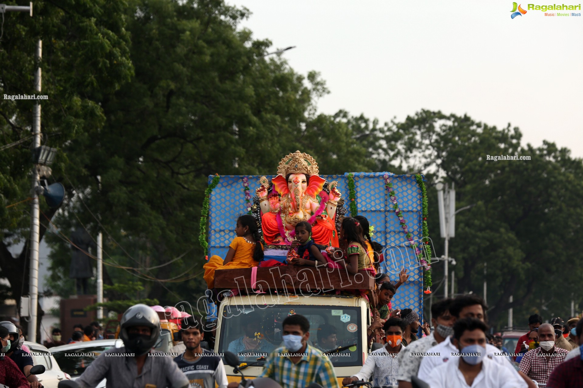 Ganesh Nimajjanam 2020 in Hyderabad