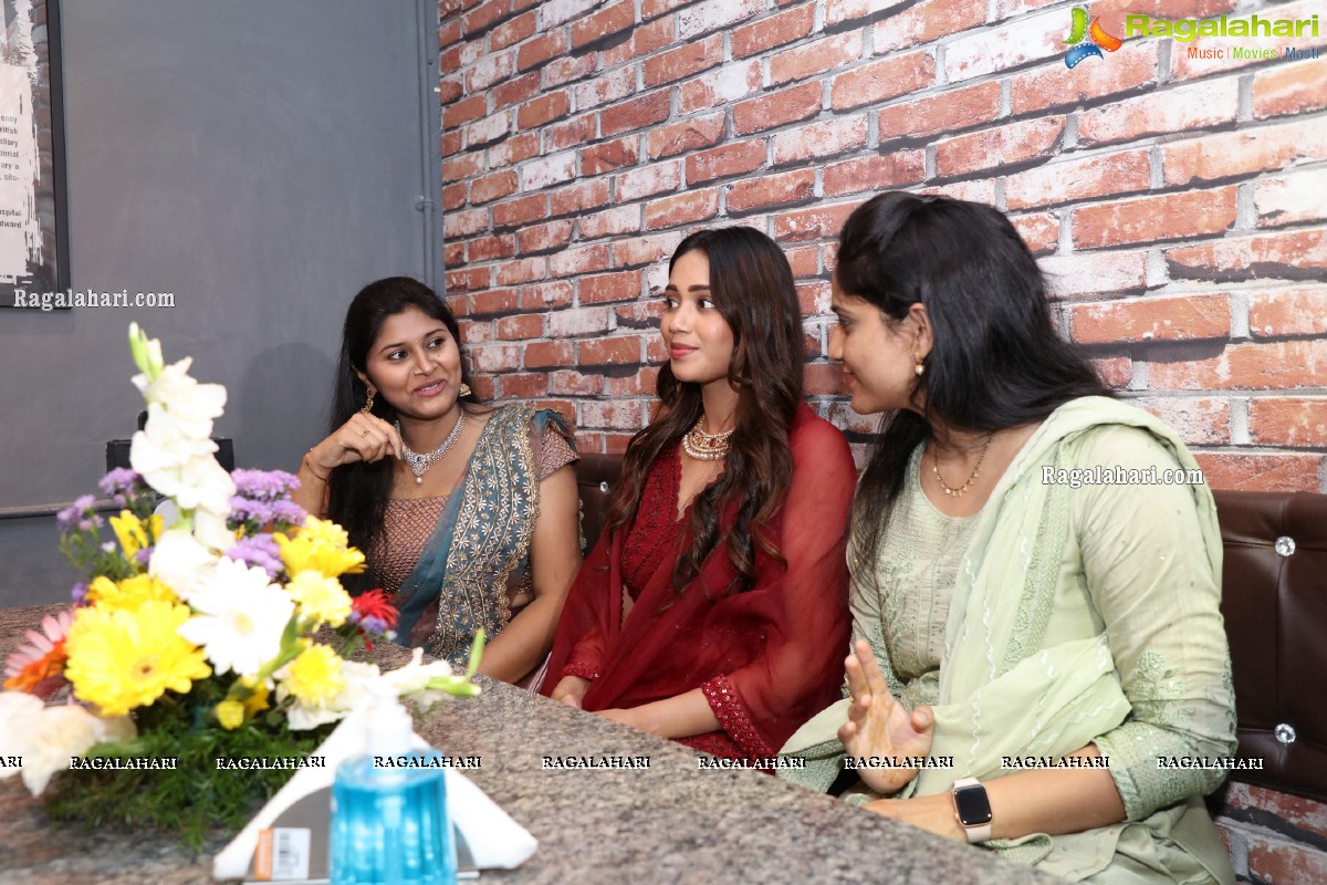 Nivetha Pethuraj and Bigg Boss Gangavva Inaugurates Gismat Mandi Restaurant in A.S. Rao Nagar