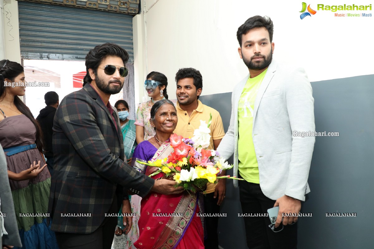 Nivetha Pethuraj and Bigg Boss Gangavva Inaugurates Gismat Mandi Restaurant in A.S. Rao Nagar