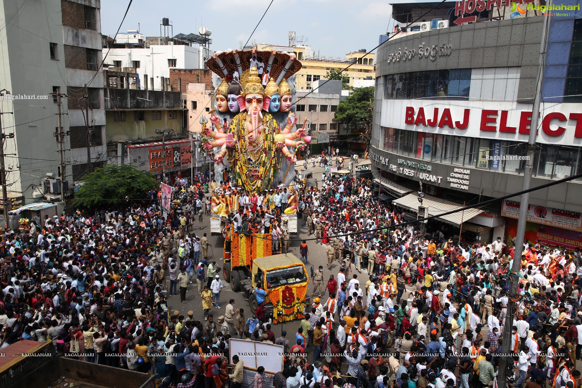 Khairatabad Ganesh Nimajjanam 2021 in Hyderabad