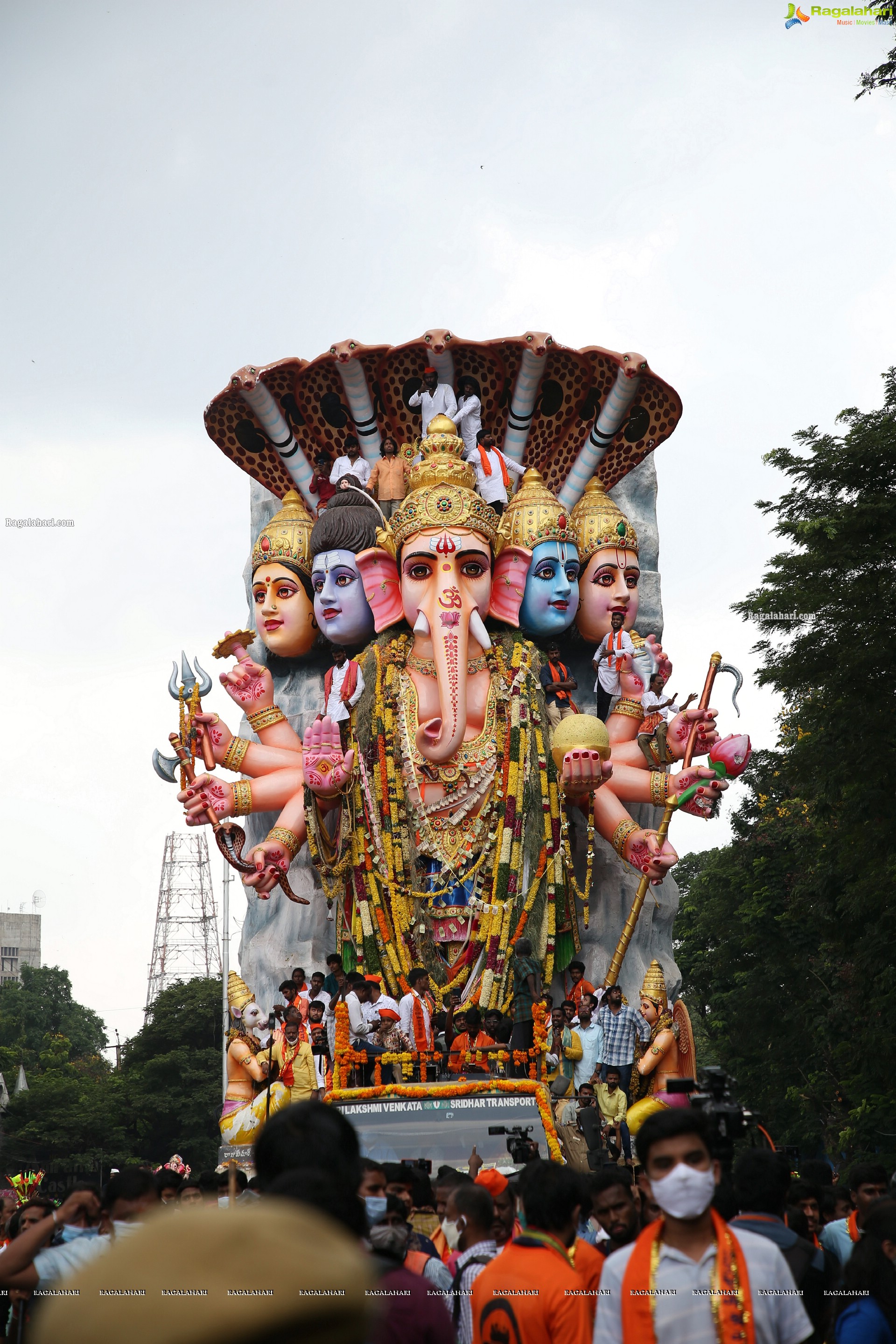 Khairatabad Ganesh Nimajjanam 2021 in Hyderabad