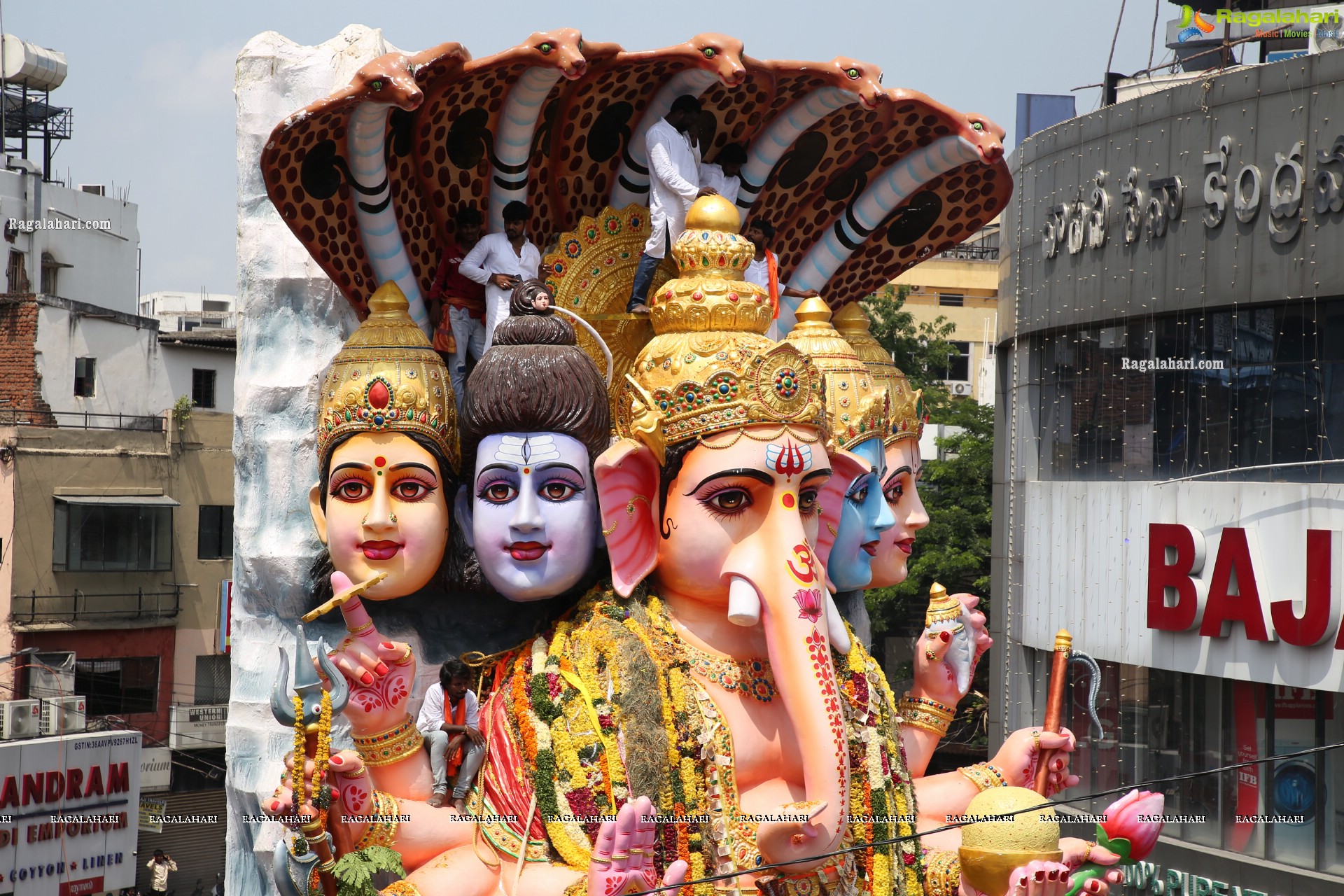 Khairatabad Ganesh Nimajjanam 2021 in Hyderabad