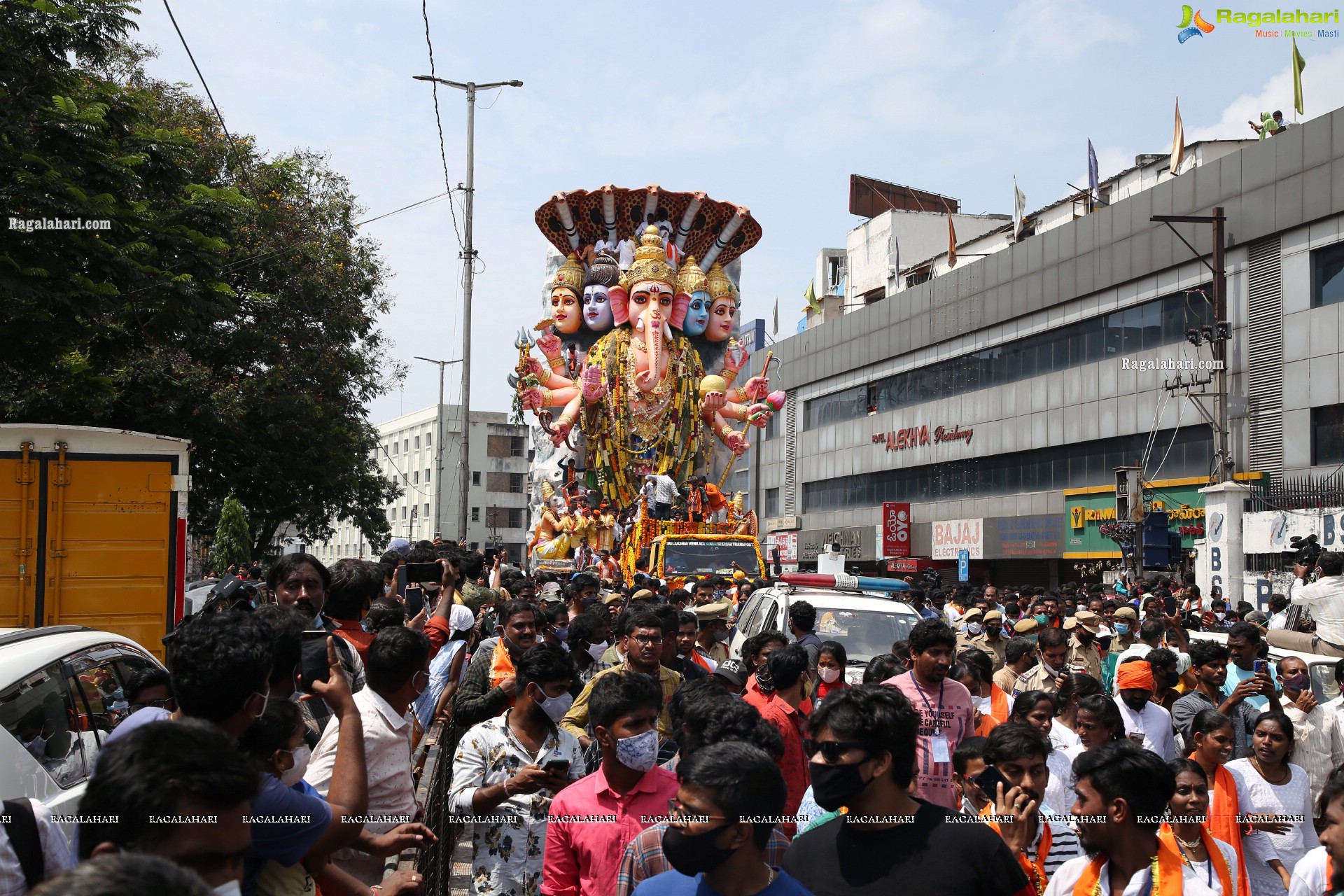 Khairatabad Ganesh Nimajjanam 2021 in Hyderabad