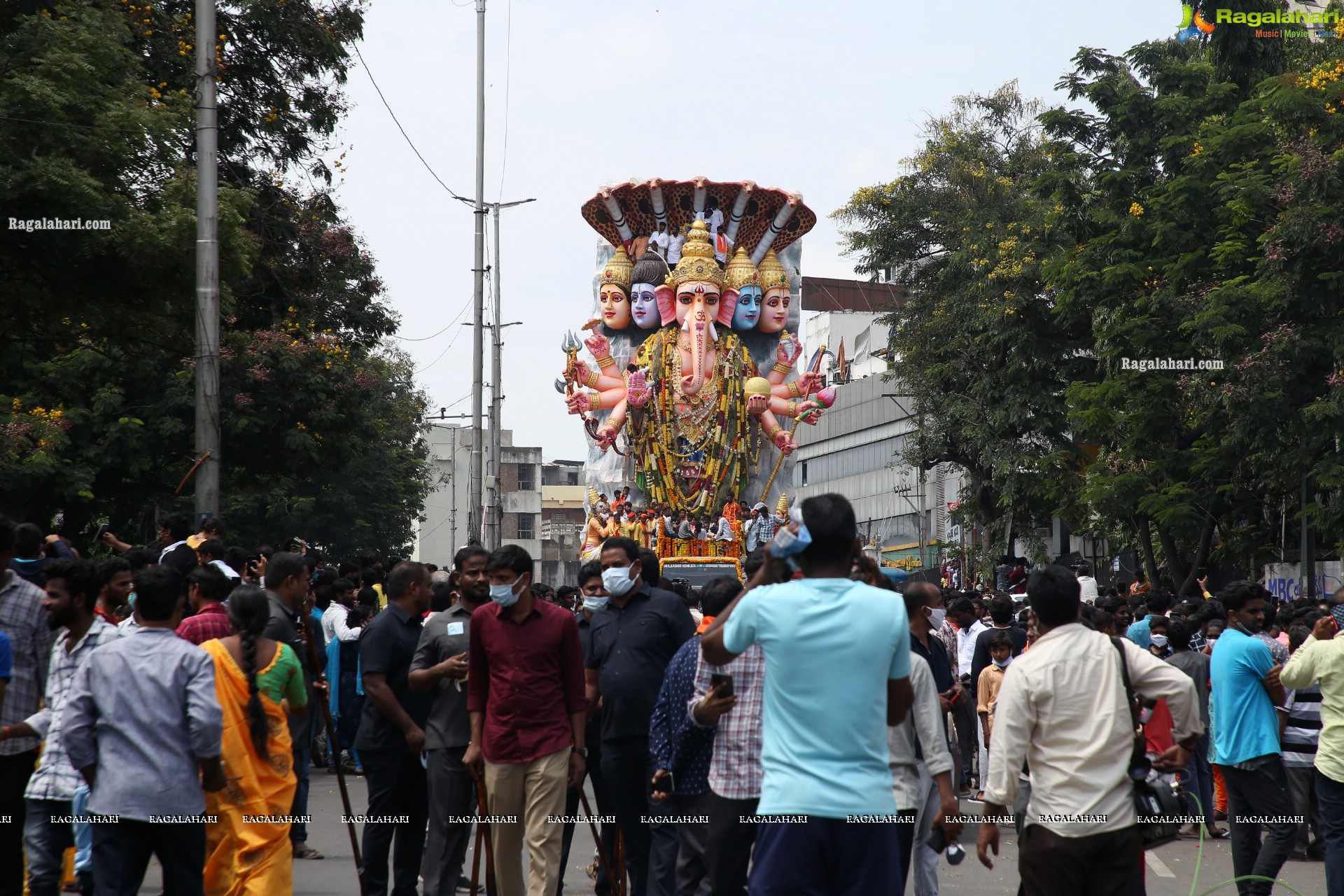 Khairatabad Ganesh Nimajjanam 2021 in Hyderabad