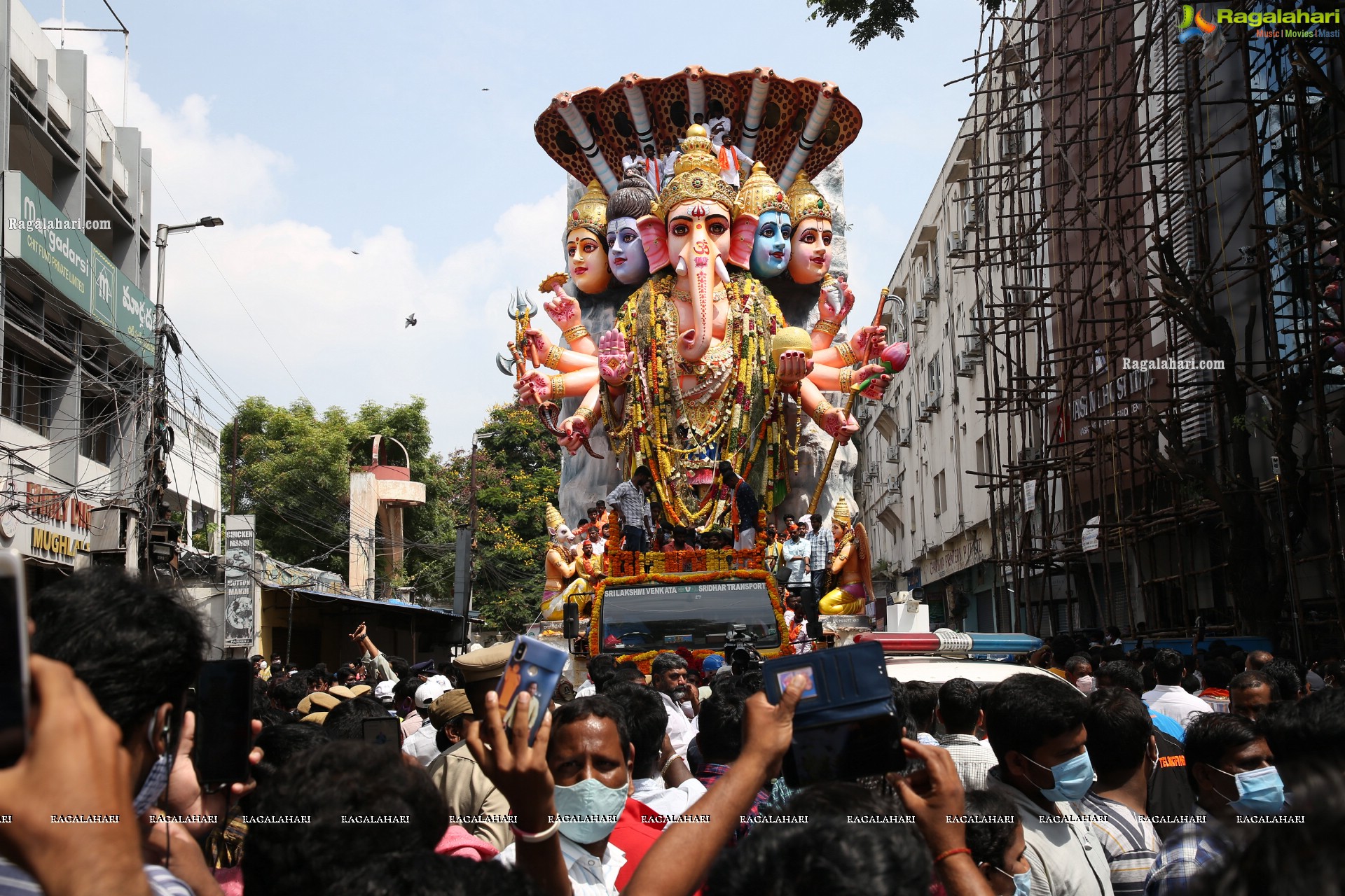 Khairatabad Ganesh Nimajjanam 2021 in Hyderabad