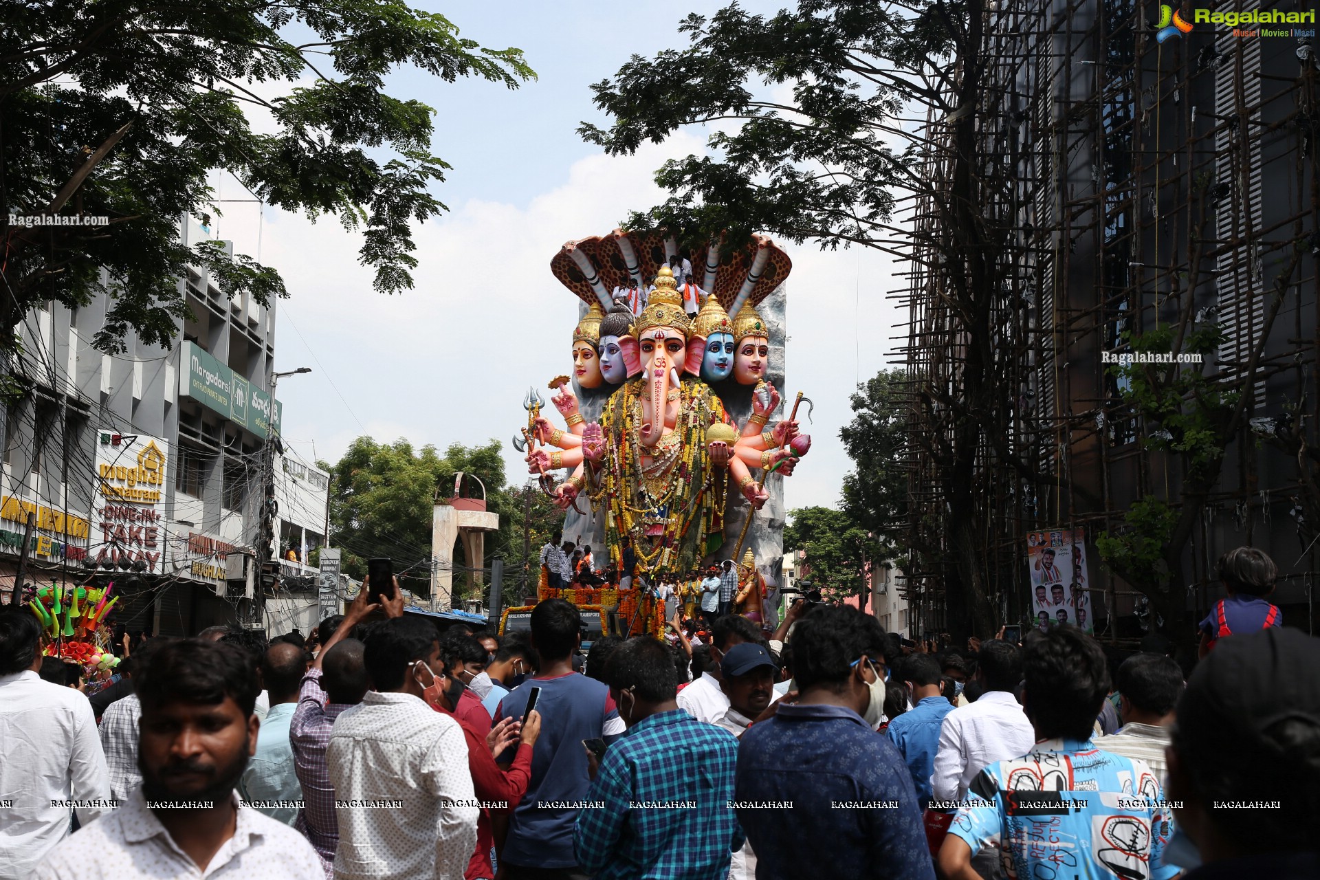 Khairatabad Ganesh Nimajjanam 2021 in Hyderabad