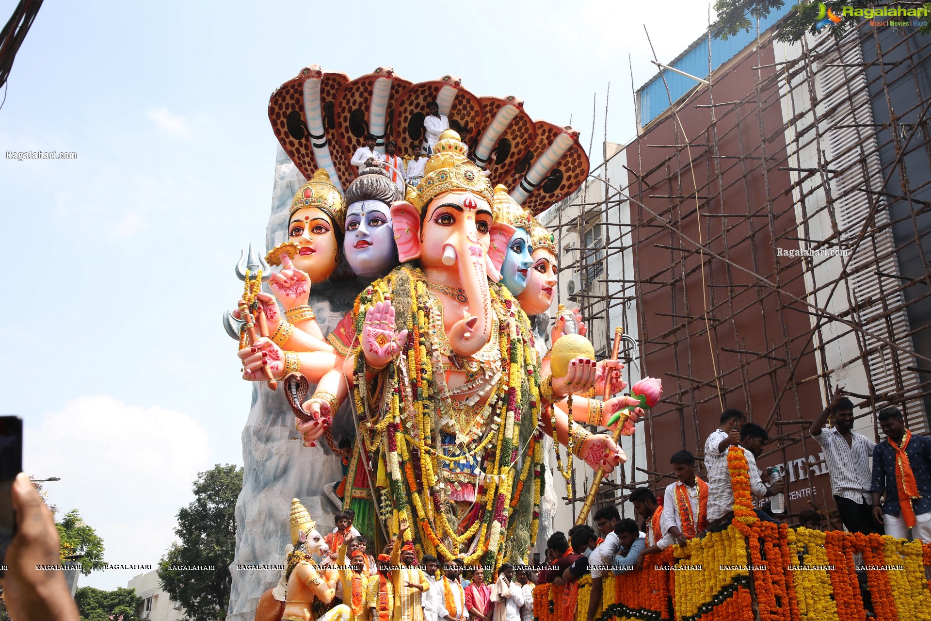 Khairatabad Ganesh Nimajjanam 2021 in Hyderabad