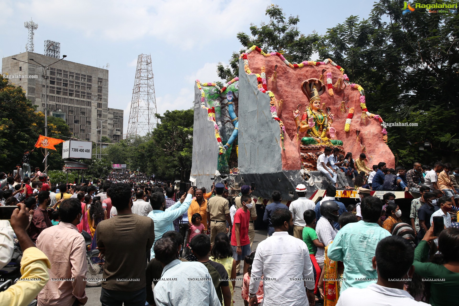 Khairatabad Ganesh Nimajjanam 2021 in Hyderabad