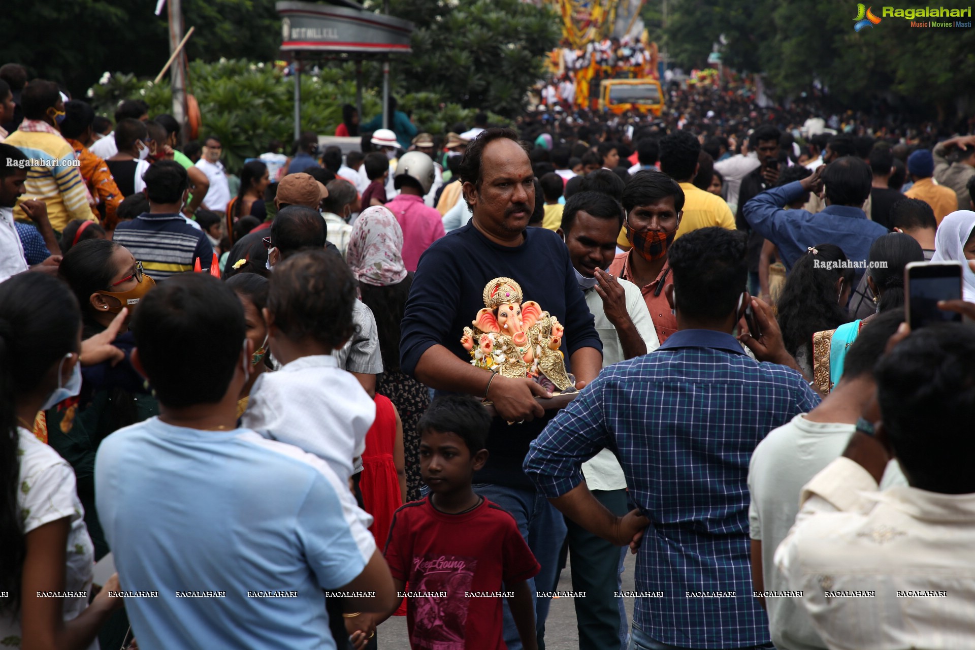 Khairatabad Ganesh Nimajjanam 2021 in Hyderabad