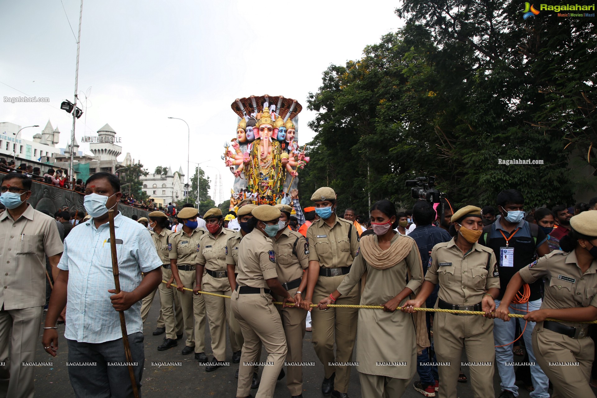 Khairatabad Ganesh Nimajjanam 2021 in Hyderabad